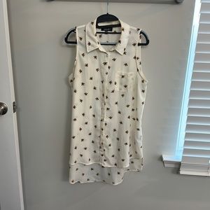 Bee sleeveless tunic